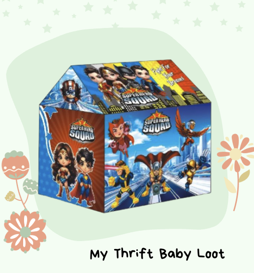 NEW indoor and outdoor superhero kids play tent